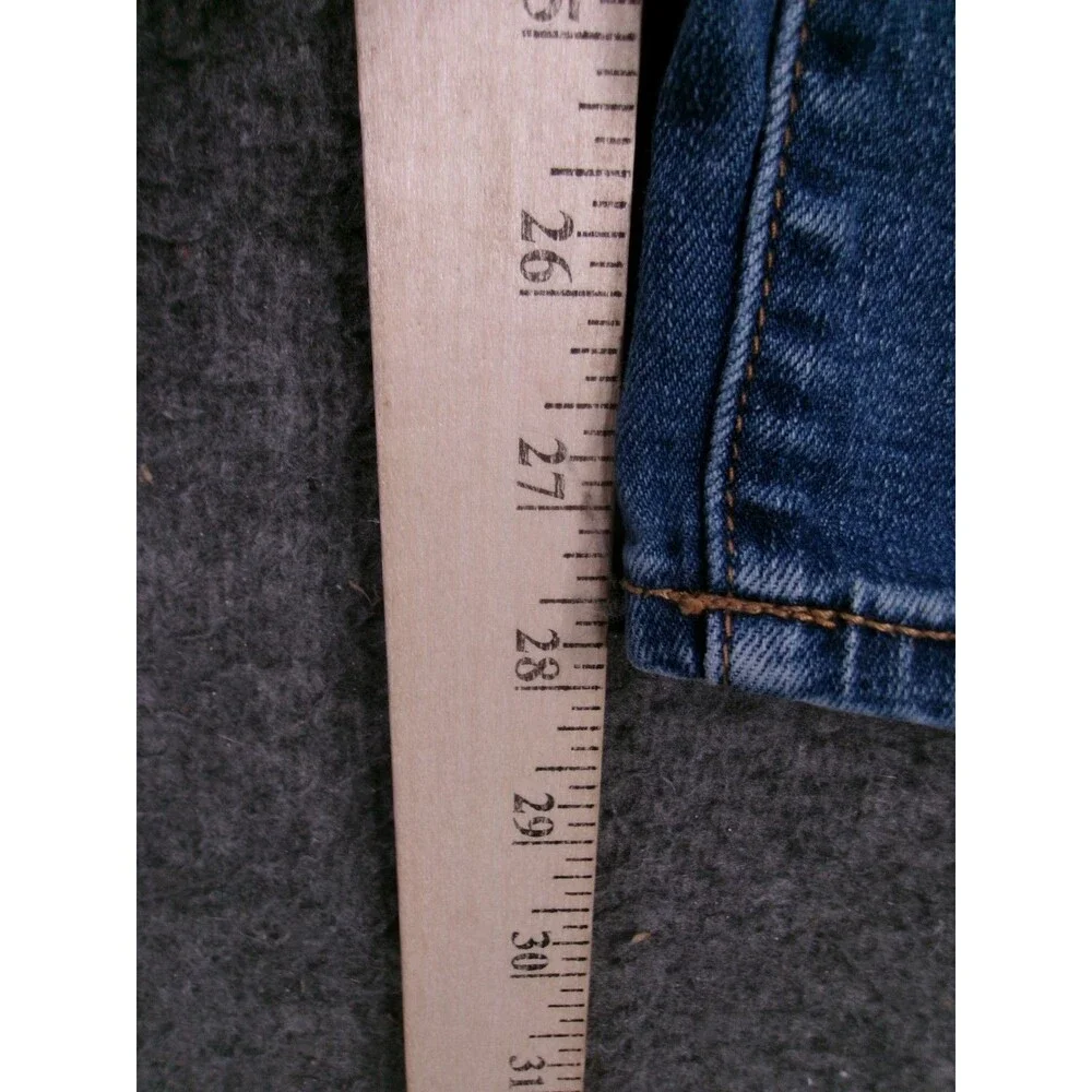 J Crew Jeans Womens 26 Blue Mercantile Mid Rise Straight Medium Wash Casual